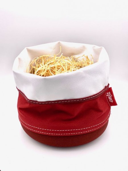 Geschenkkorb zum Selbstbefüllen rot (20 cm Durchmesser) von EMSA